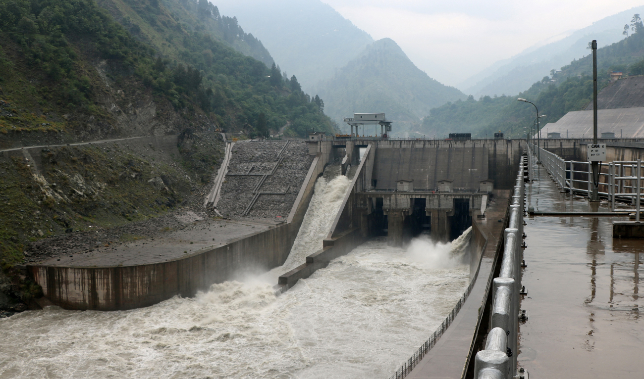 A view of the Neelum–Jhelum Hydropower Project in Neelum Valley in Pakistan-administered Kashmir, May 8, 2025. (REUTERS)