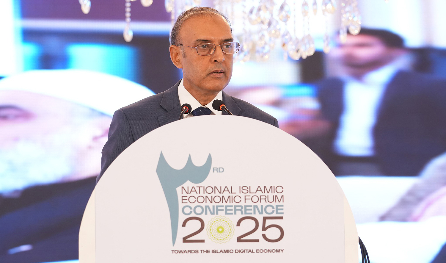 State Bank of Pakistan Governor Jameel Ahmad addresses a ceremony in Karachi, Pakistan, on May 20, 2025. (State Bank of Pakistan)