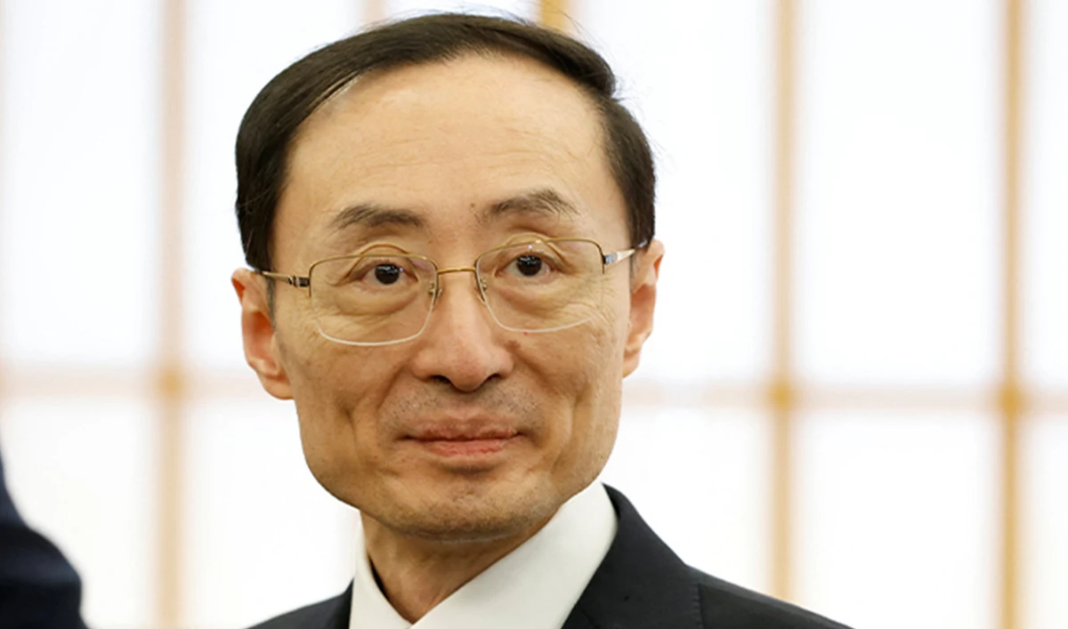 China's Vice Minister of Foreign Affairs Sun Weidong pictured in Tokyo, Japan, on February 22, 2023. (Reuters/File)