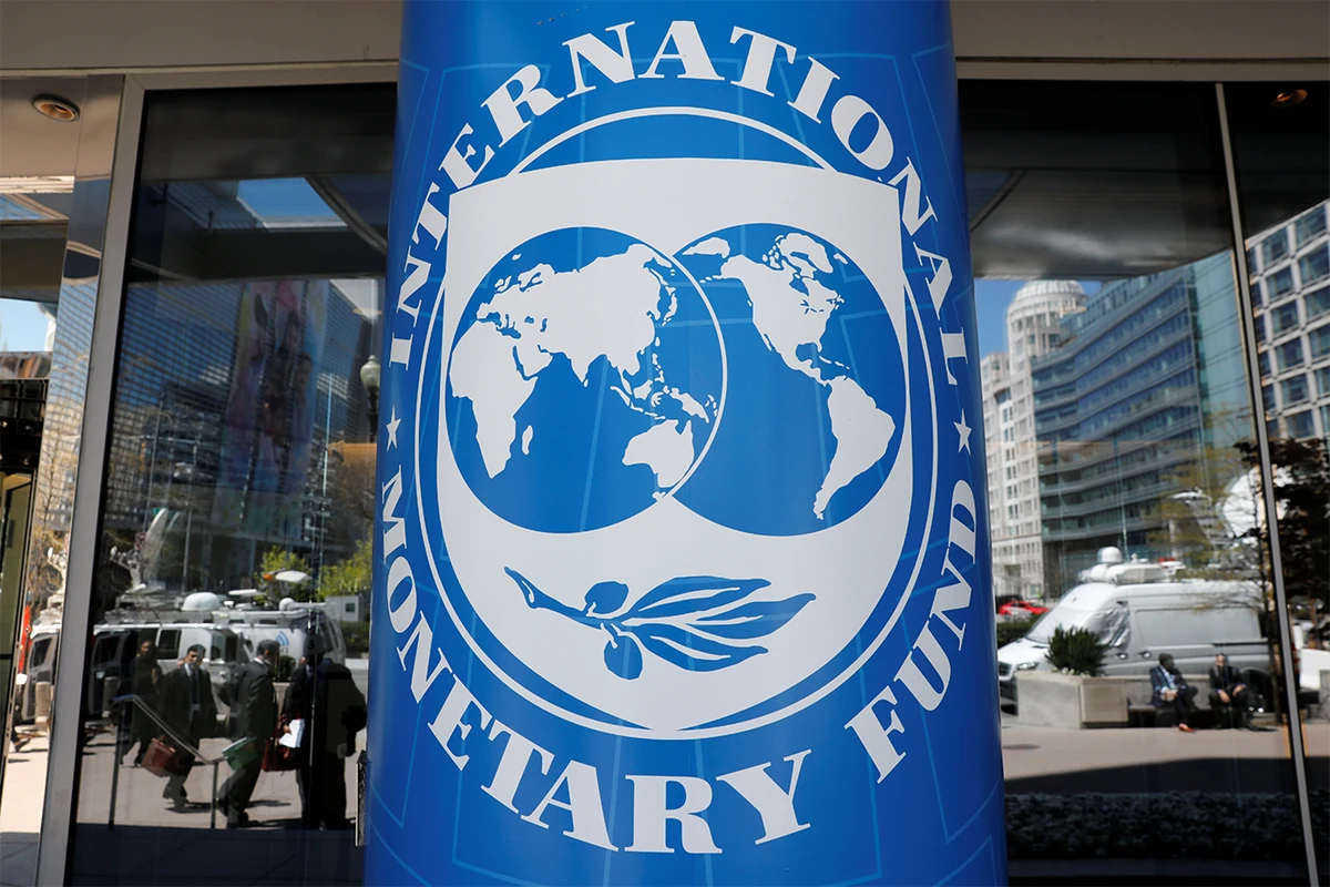 International Monetary Fund logo is seen outside the headquarters building during the IMF/World Bank spring meeting in Washington DC, US, on April 20, 2018. (REUTERS/File)