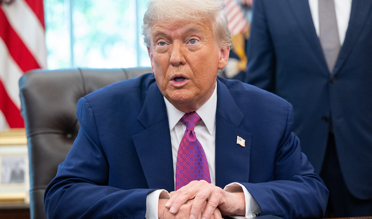 US President Donald Trump speaks in the Oval Office of the White House in Washington, DC, on June 10, 2025. (AFP/File)