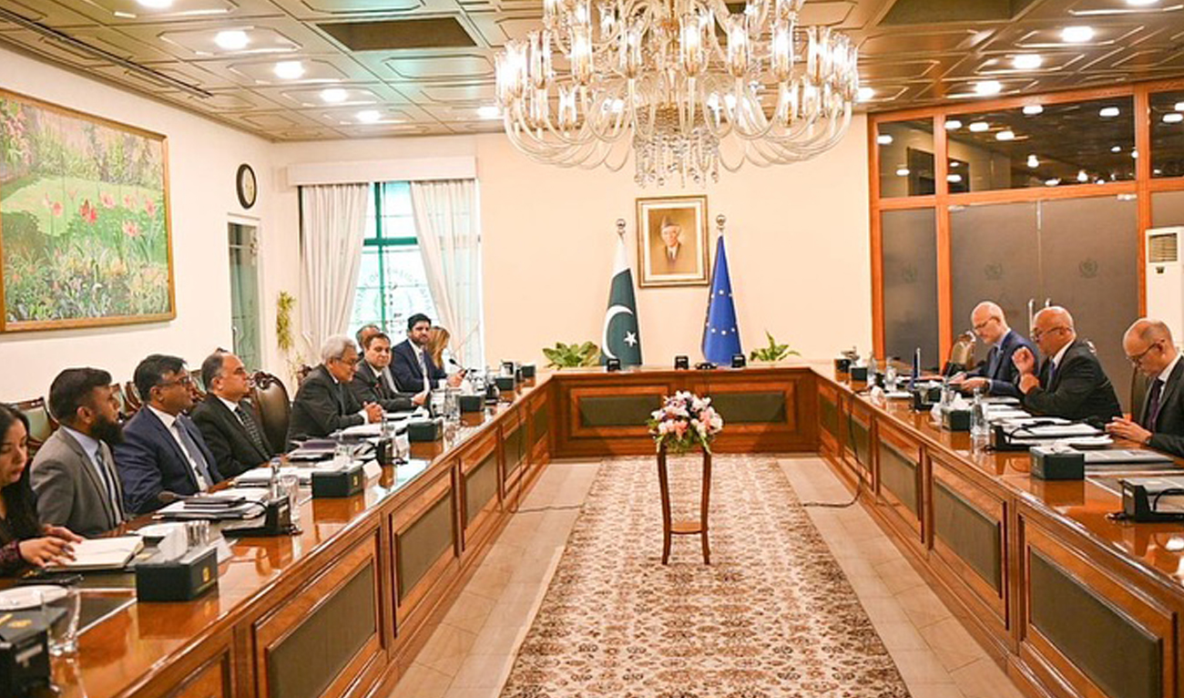 Pakistan and EU officials hold the 5th round of Dialogue on Non-Proliferation & Disarmament in Islamabad on June 12, 2025. (Photo courtesy: MOFA)