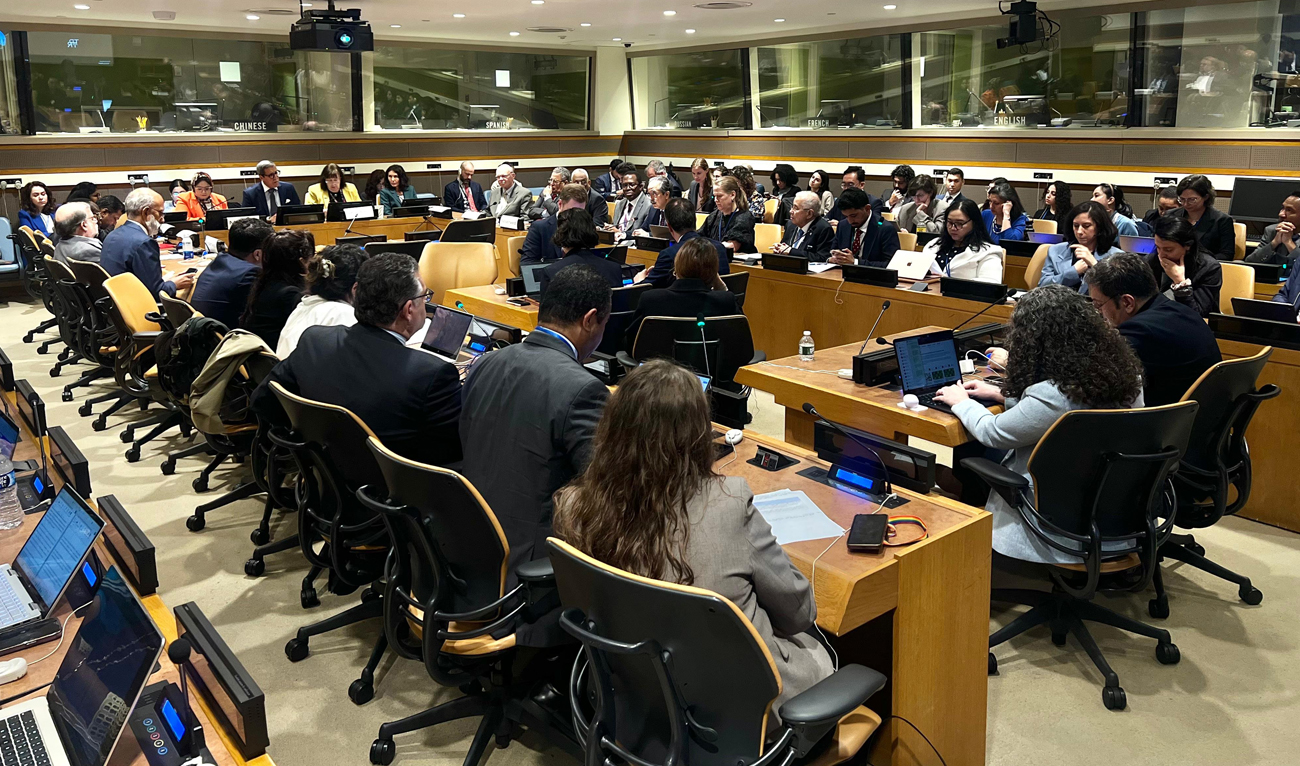 Pakistan’s Ambassador to the United Nations Asim Iftikhar Ahmad speaks during a special briefing to mark the International Day for Countering Hate, at the UN Headquarters in New York on June 16, 2025. (Photo courtesy: X/@PakistanUN_NY)