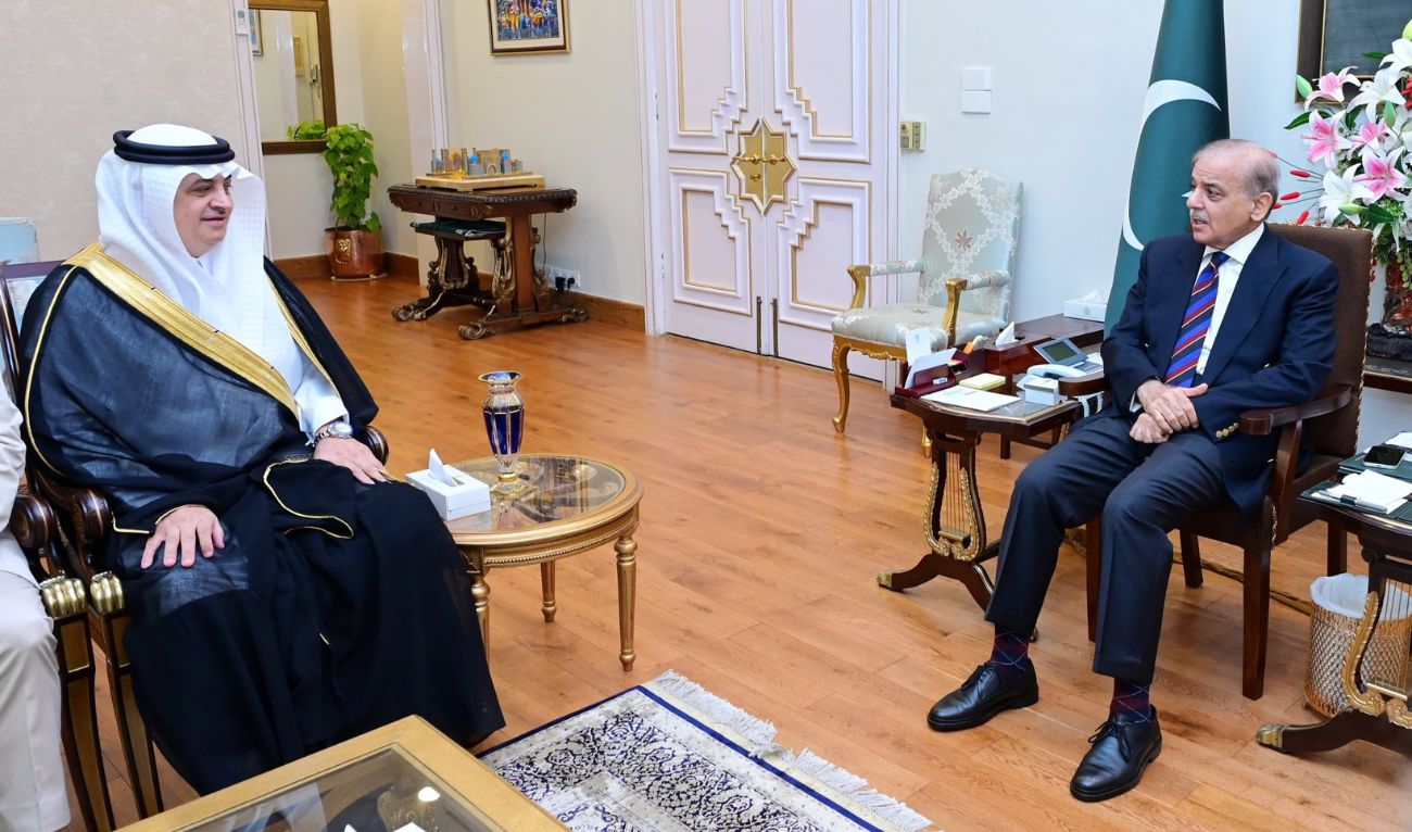 Prime Minister Shehbaz Sharif meeting with the ambassadors of Saudi Arabia in Islamabad, on June 24, 2025. (PMO)