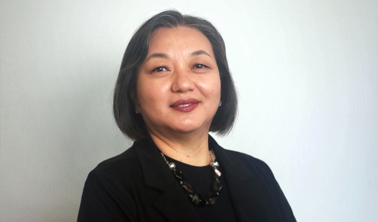 This handout image released by the World Bank on June 30, 2025, shows Bolormaa Amgaabazar, the newly appointed country director for Pakistan, posing for a portrait. (X/@WB_Pakistan)