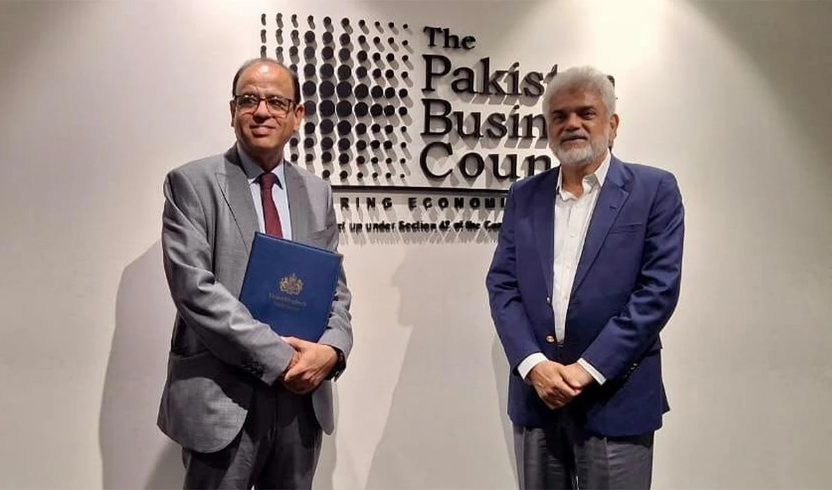UK Trade Envoy to Pakistan, Mohammad Yasin MP, visits The Pakistan Business Council in Karachi, Pakistan, on June 23, 2025. (UK Government)