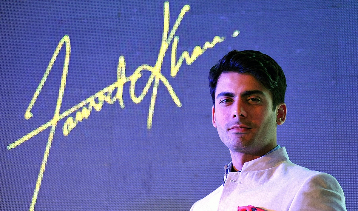 Pakistani film and television actor Fawad Afzal Khan poses during the launch of the new Giovanni FW15 collection in Mumbai on July 14, 2015. (AFP/File)