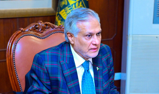 Pakistan’s deputy prime minister and foreign minister, Senator Ishaq Dar, chairs an inter-ministerial meeting at the Ministry of Foreign Affairs in Islamabad on February 2, 2025. (MOFA/File)