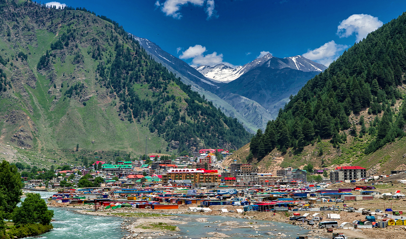 A general view of Naran valley is pictured in Mansehra District of Khyber Pakhtunkhwa province, Pakistan, on June 28, 2021. (AFP/File)