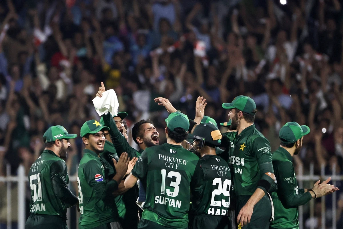 Paksitani players celebrate wicket during the T20 match against Afghanistan in Sharjah, UAE on September 7, 2025. (PCB/File)