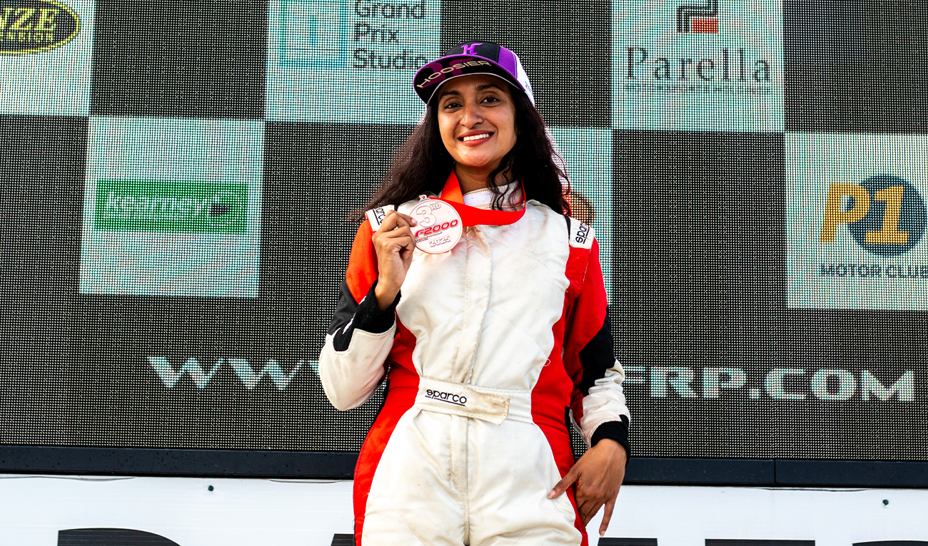 Pakistani motorsport driver Arshia Akhtar in action during the Formula Race at Road America in Wisconsin, US, on June 27, 2025. (Arshia Akhtar)