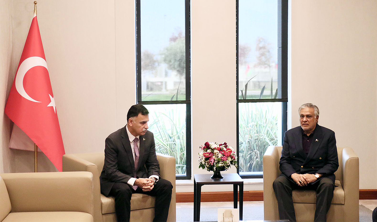 Pakistan’s Deputy Prime Minister and Foreign Minister Ishaq Dar meets Turkish Foreign Minister Hakan Fidan in Istanbul, Turkiye, on November 3, 2025. (@ForeignOfficePk/X)
