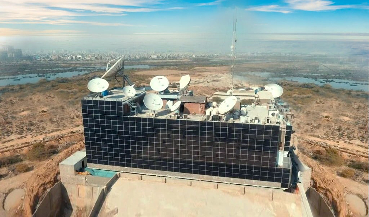 The undated picture shows building of Data Vault Pakistan. (Data Vault Pakistan)