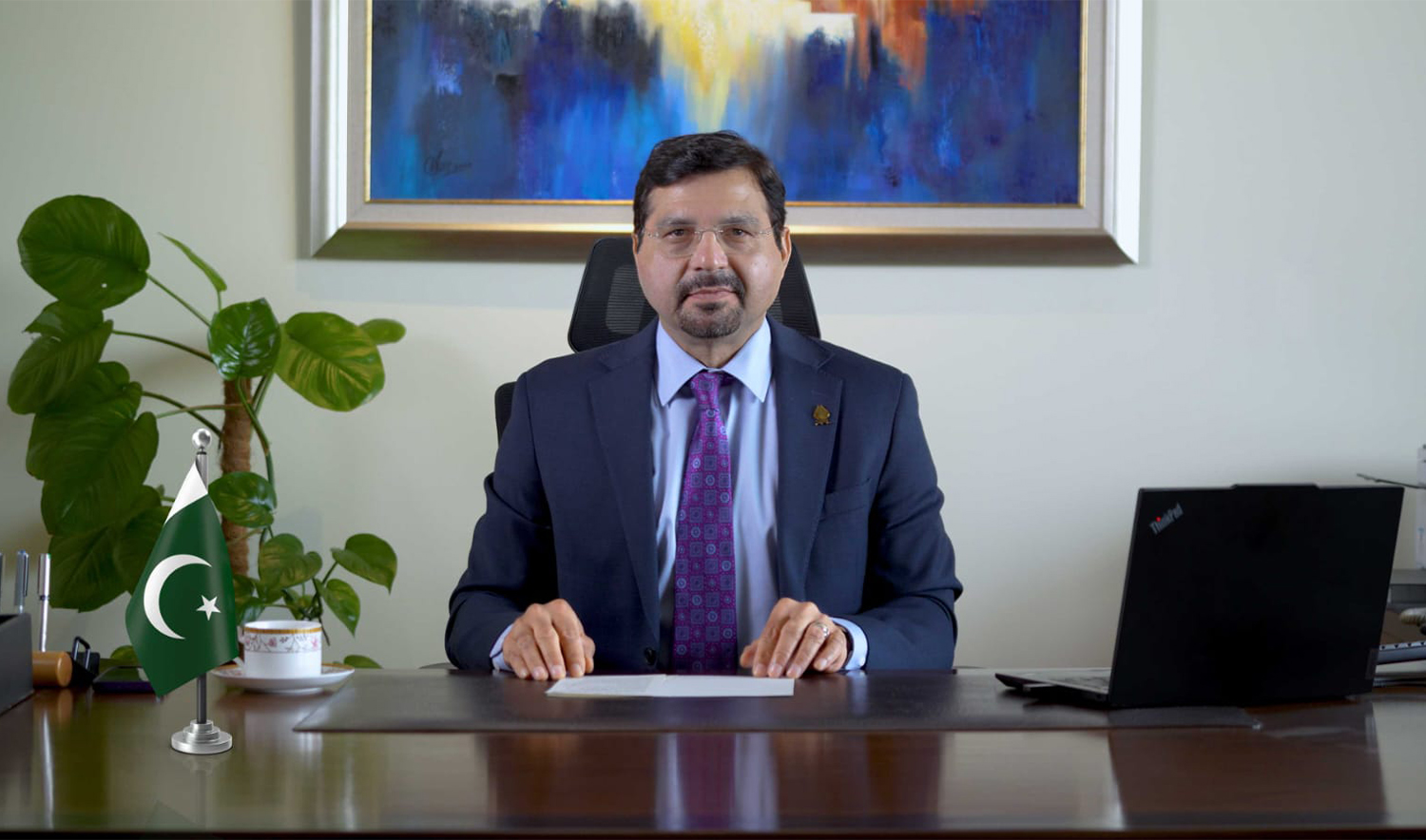 The picture shared on December 4, 2025, shows Pakistan Petroleum Limited Managing Director Sikandar Ali Memon. (AN photo)