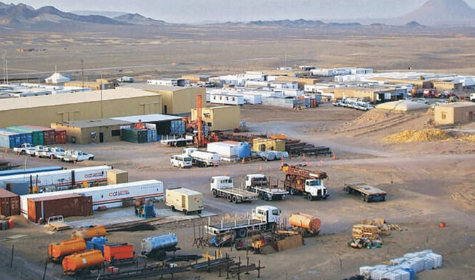 A file photo of the site of the gold and copper mine exploration project of Tethyan Copper Company (TCC) in Reko Diq, in Balochistan, Pakistan. (Photo courtesy: TCC)