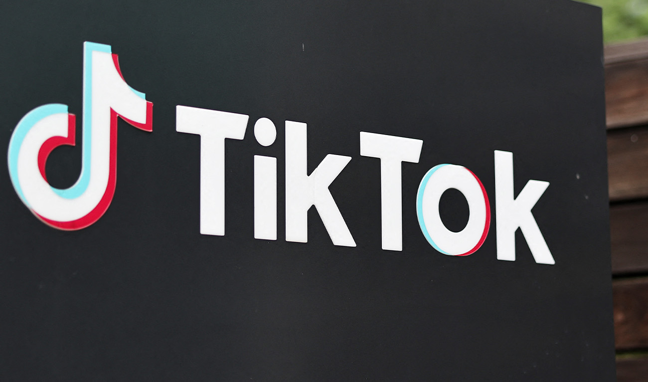The TikTok logo is displayed at a TikTok office on September 25, 2025 in Culver City, California. (AFP/File)