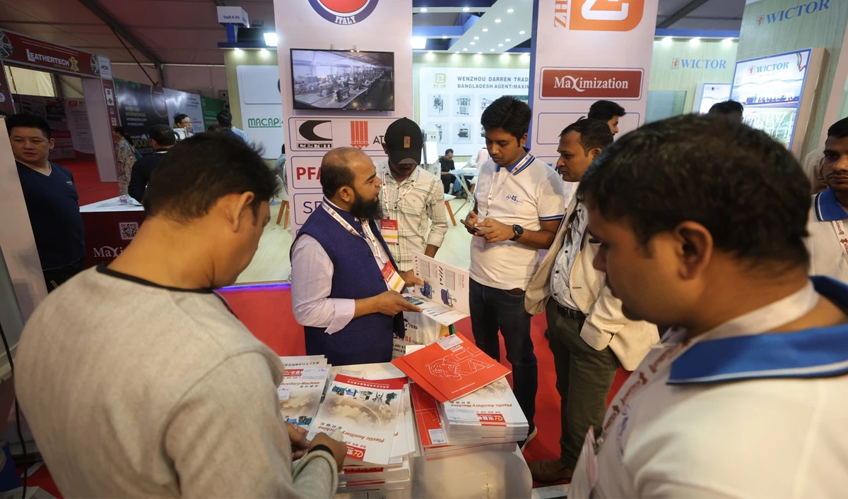 Companies participating in 2024 Leathertech Bangladesh trade fair in Dhaka, Bangaldesh on November 22, 2024. (Leathertech Bangladesh)