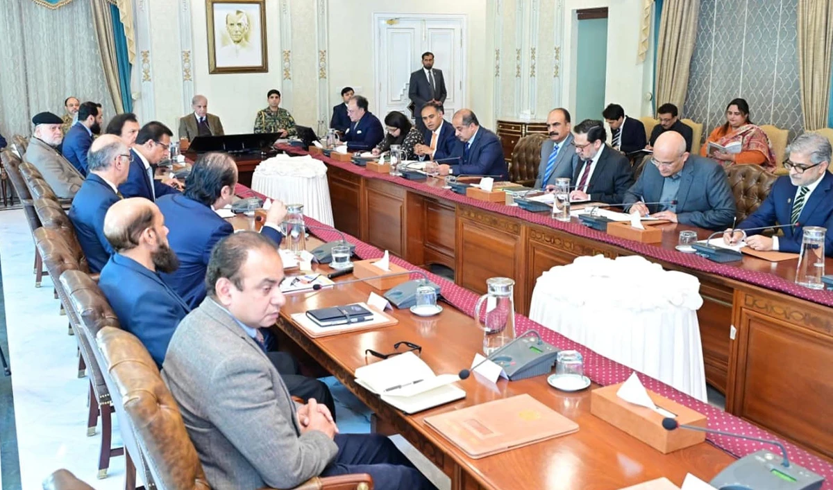 Prime Minister Shehbaz Sharif (center) chairs a meeting on federal government’s Ramadan package in Islamabad, Pakistan, on January 9, 2026. (PID)