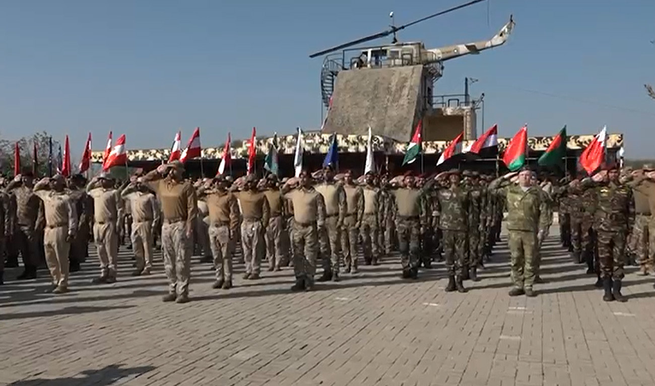 Screengrab taken from a video shared by media wing of Pakistan's Army on February 4, 2026, showing military cadets in Khyber Pakhtunkhwa, Pakistan, (ISPR)
