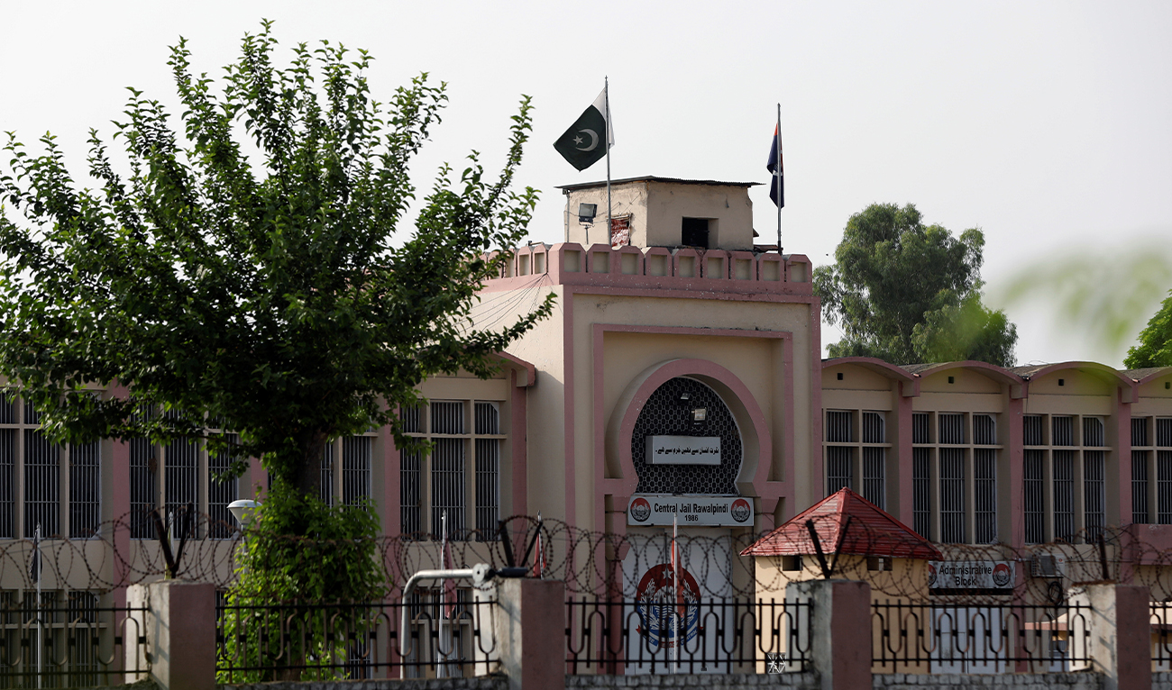 A general view of the Adiala jail, where according to media, ousted Pakistani Prime Minister Nawaz Sharif and his daughter Maryam were brought after their arrest from Lahore, in Rawalpindi, Pakistan July 14, 2018. (REUTERS)