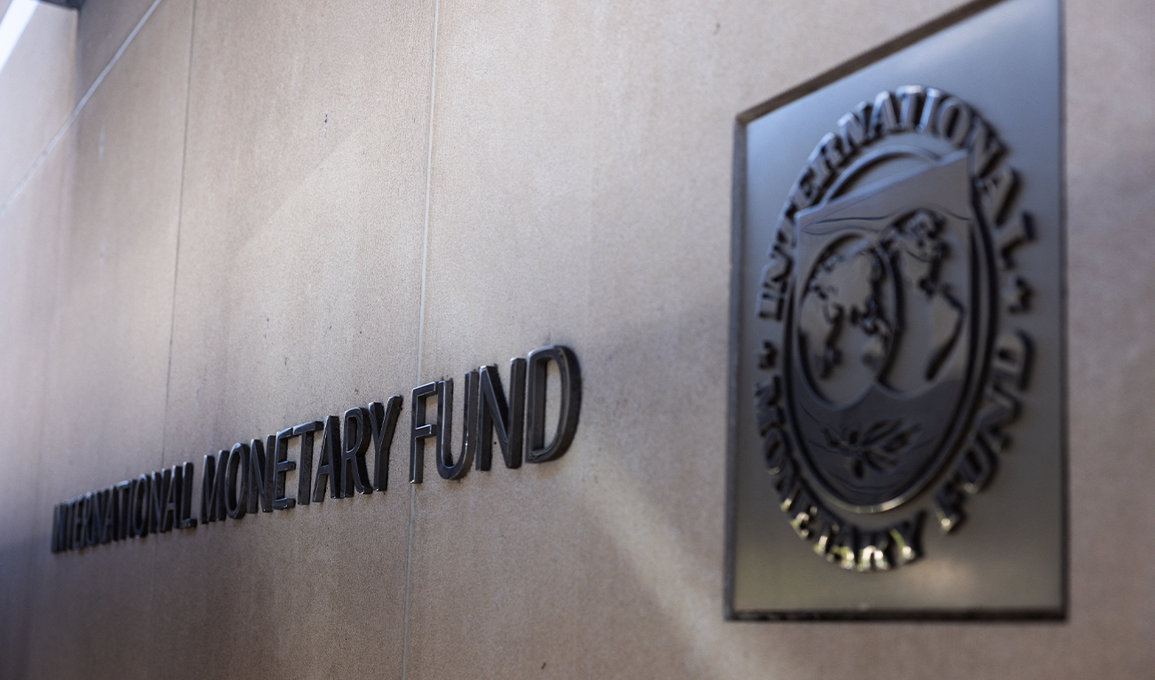 A view of the International Monetary Fund headquarters building in Washington, DC on October 20, 2024 ahead of the 2024 IMF/World Bank Annual Meetings. (AFP/File)