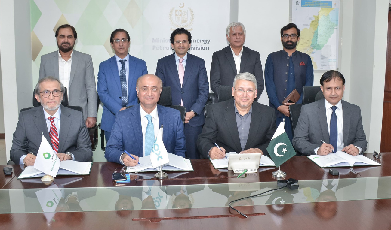 Officials from Pakistan’s Petroleum Division sign petroleum concession agreements and exploration licences for 11 onshore blocks in Islamabad, Pakistan, February 26, 2026. (Petroleum Division, Ministry of Energy/X)