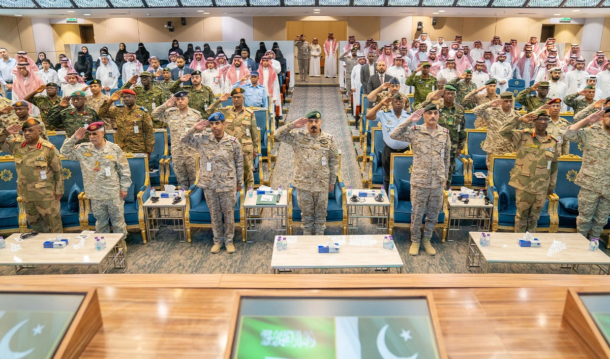 Pakistan delegation are attending a ceremony to celebrate Independence Day in the presence of IMCTC Secretary General, Member States’ delegates and personnel on August 14, 2023. (IMCTC/File)