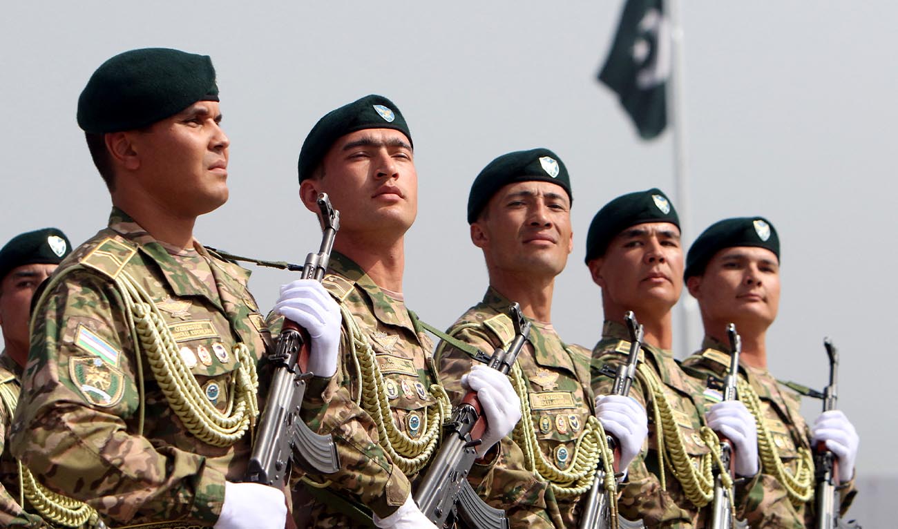 Pakistan's Army Special Service Group (SSG) commandos march during the Pakistan Day parade in Islamabad on March 23, 2022. (AFP/ file)