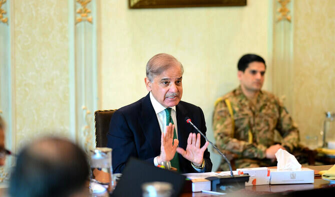 Pakistan Prime Minister Shehbaz Sharif chairs National Action Plan’s apex committee meeting in Islamabad, Pakistan, on November 19, 2024. (Government of Pakistan/File)
