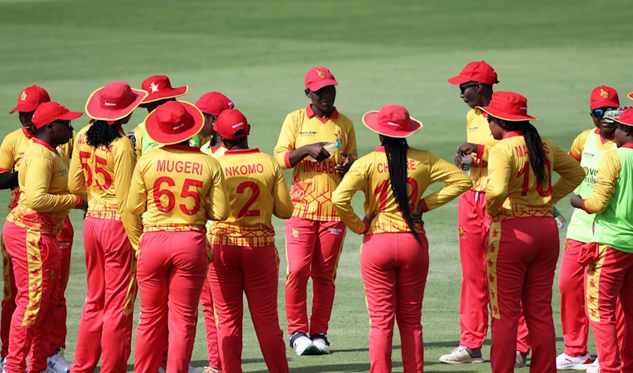 An image shared by the International Cricket Council on August 28, 2025, showing Zimbabwe's women cricket team. (ICC/Website)