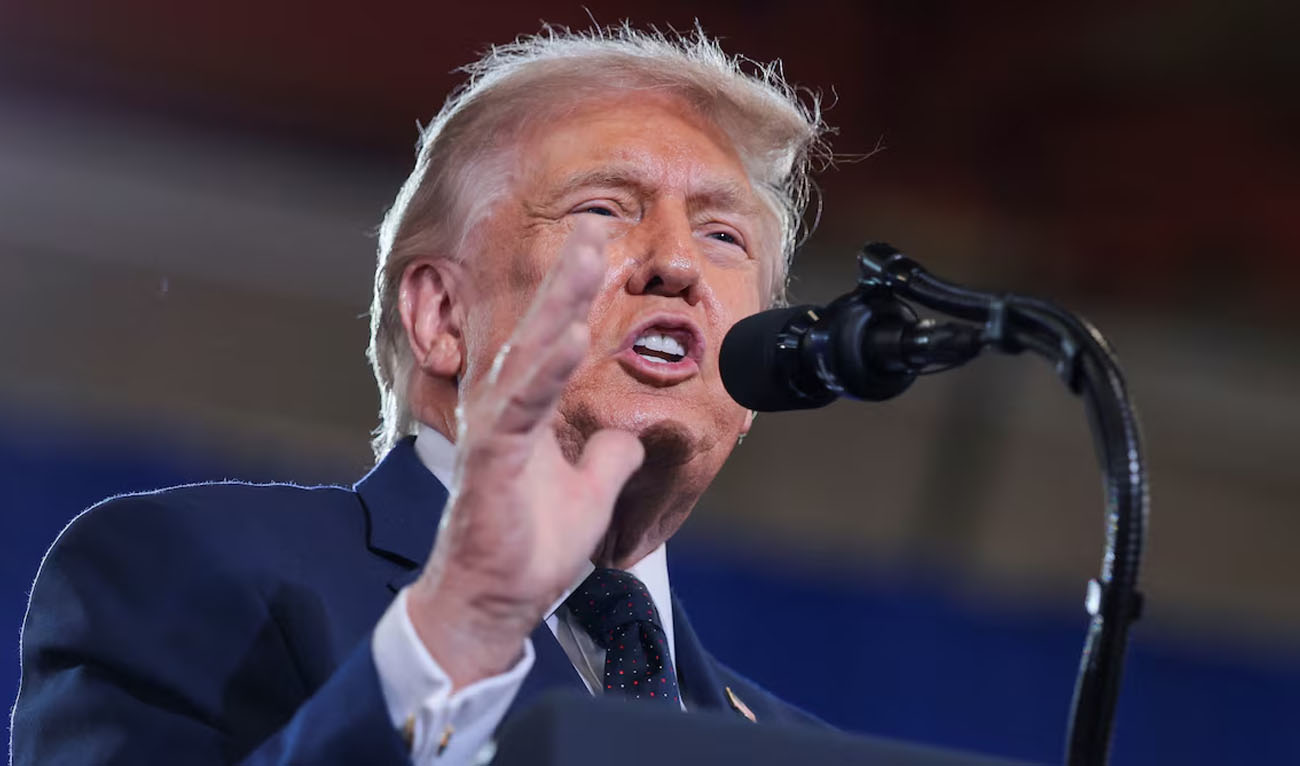 U.S. President Donald Trump delivers remarks at Rockland Community College in Suffern, New York, U.S., May 22, 2026. (Reuters)