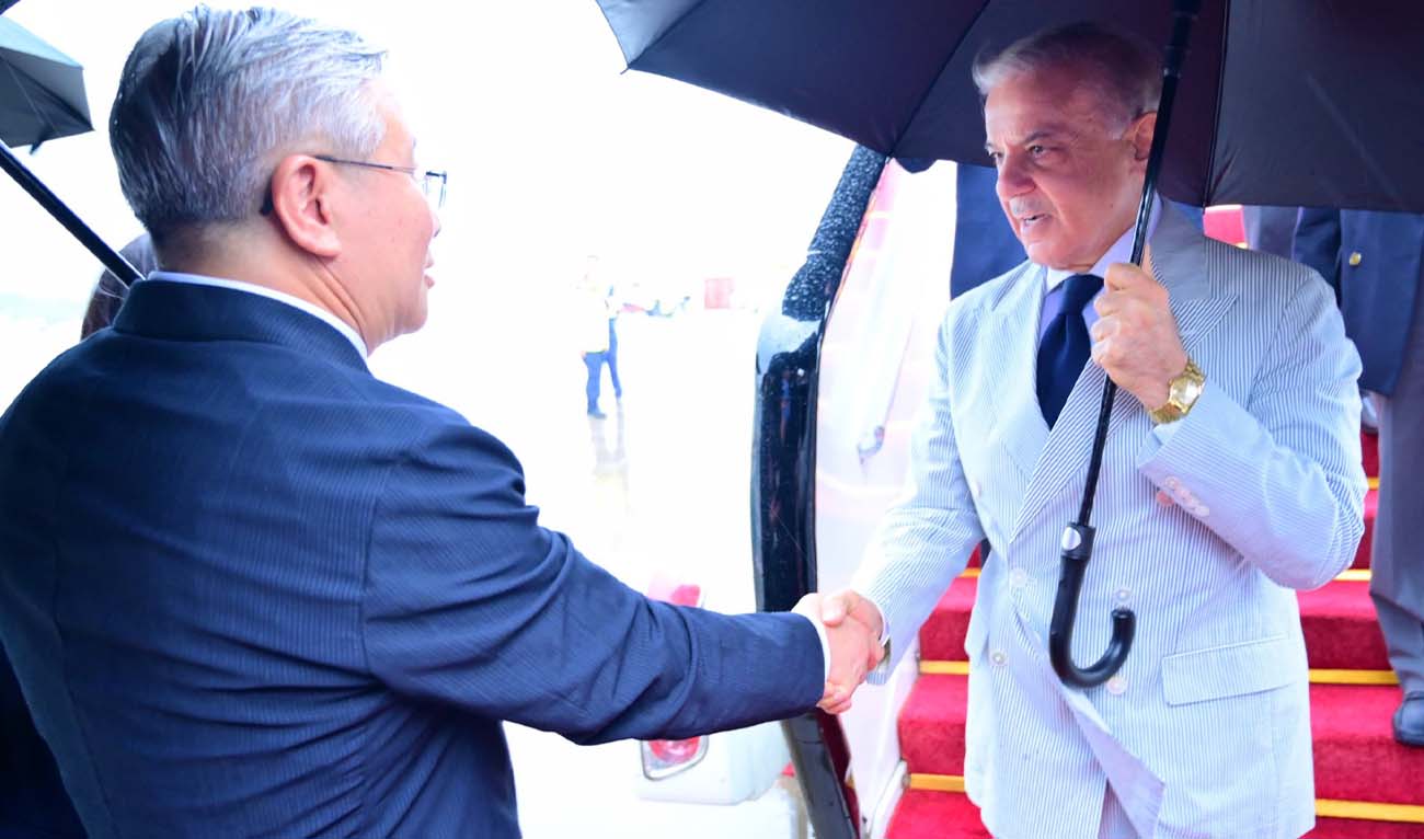 Prime Minister Shehbaz Sharif arrives in Hangzhou for his 4 day official visit to China on May 23, 2026. (PMO)