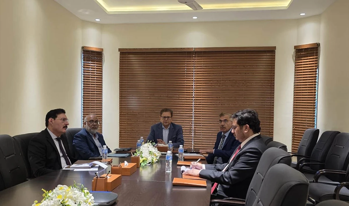 Pakistan’s Special Envoy to Afghanistan Mohammad Sadiq chaired a meeting of the Afghanistan-Central Asia Intergovernmental Coordination Cell on May 5, 2026. (@AmbassadorSadiq/ X)