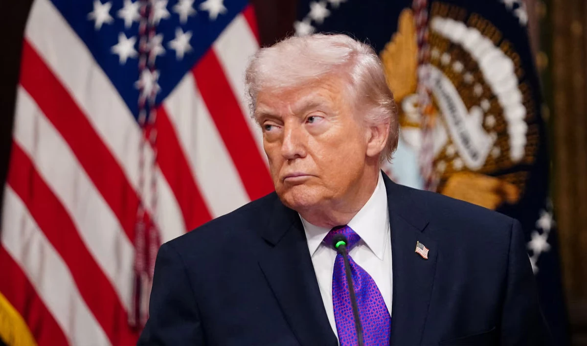 U.S. President Donald Trump attends a roundtable on the Ratepayer Protection Pledge in the Indian Treaty Room in the Eisenhower Executive Office Building (EEOB) on the White House campus in Washington, D.C., U.S., March 4, 2026. (Reuters/File)