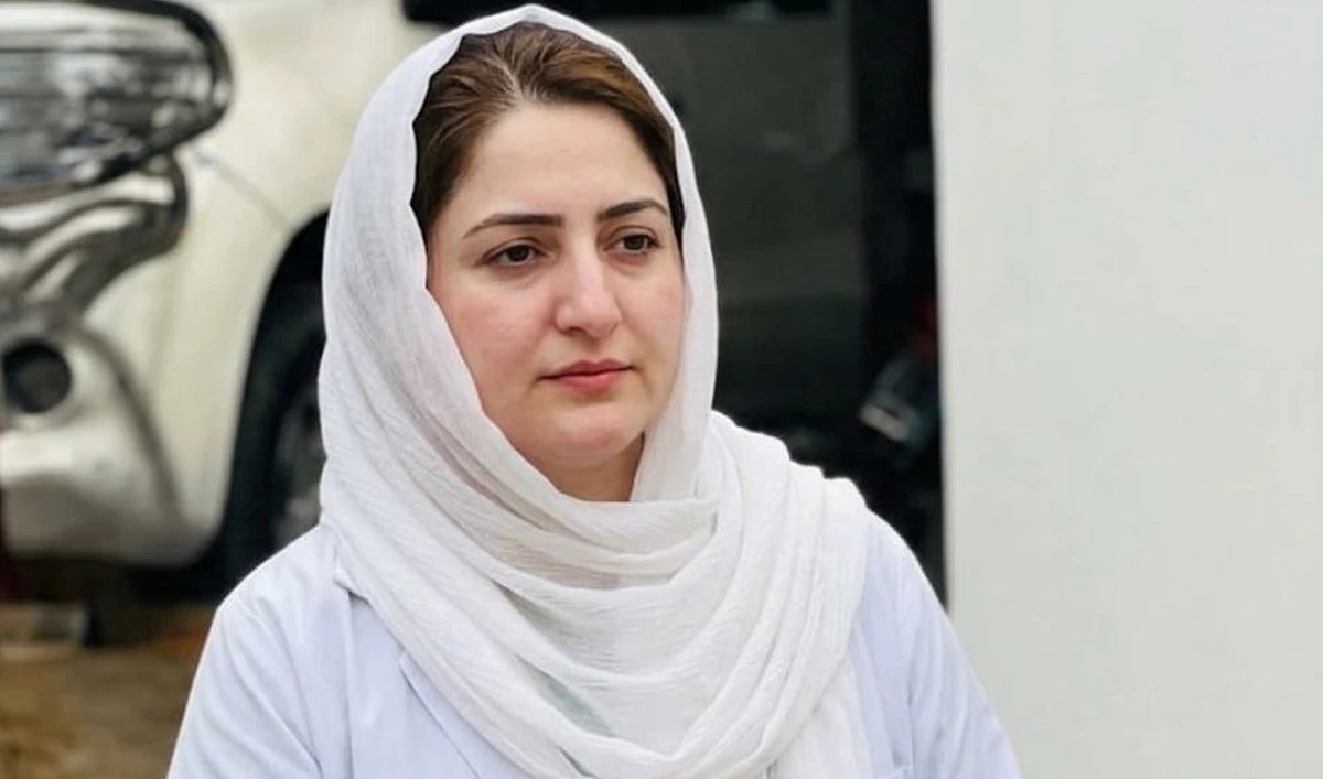 File photo of Dr. Mahnoor Nasir, who was attacked with acid in Quetta, Pakistan, on June 5, 2026. (Social Media)