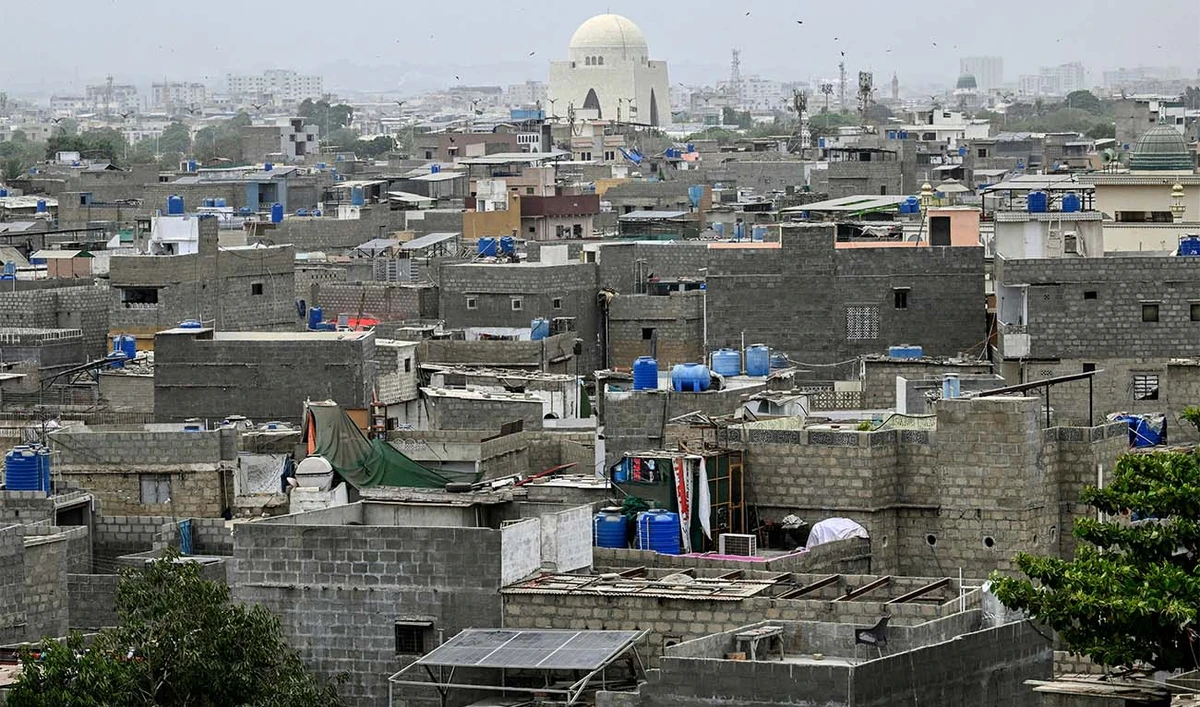 n this photograph taken on June 24, 2025, solar panels are seen installed across the rooftops of a residential neighbourhood in Pakistan's port city of Karachi. (AFP/ file)