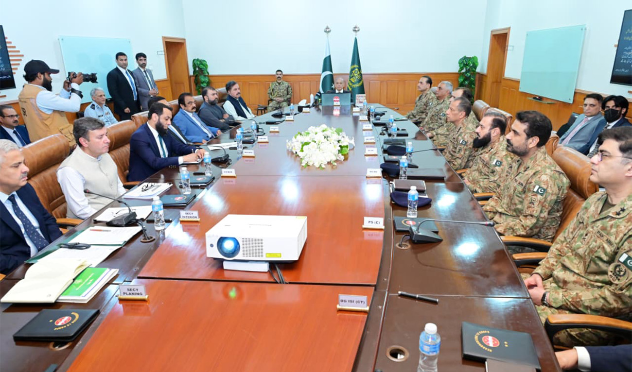 Prime Minister Shehbaz Sharif chairs a high-level meeting in Balochistan, PAkistan on July 9, 2026. (PMO)