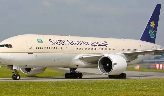 Undated file photo of a Saudi airline aircraft. (Saudi Gazette/Facebook)