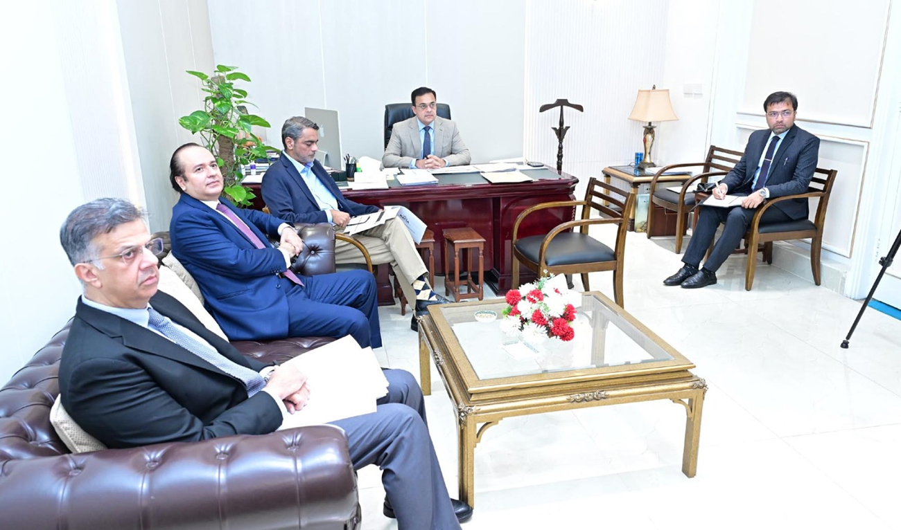 Federal Minister for Economic Affairs Ahad Cheema chairs a meeting on the operationalization of National Agri-Trade and Food Safety Authority (NAFSA) in Islamabad, Pakistan, on August 3, 2026. (PID)