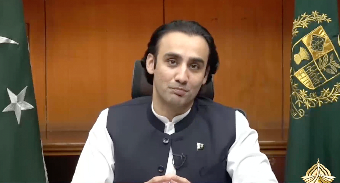 Screengrab showing Pakistan Virtual Assets Regulatory Authority (PVARA) Chairman Bilal bin Saqib announcing new regulations governing virtual asset services in a televised address aired on August 22, 2026. (PTV News OfficialYouTube)