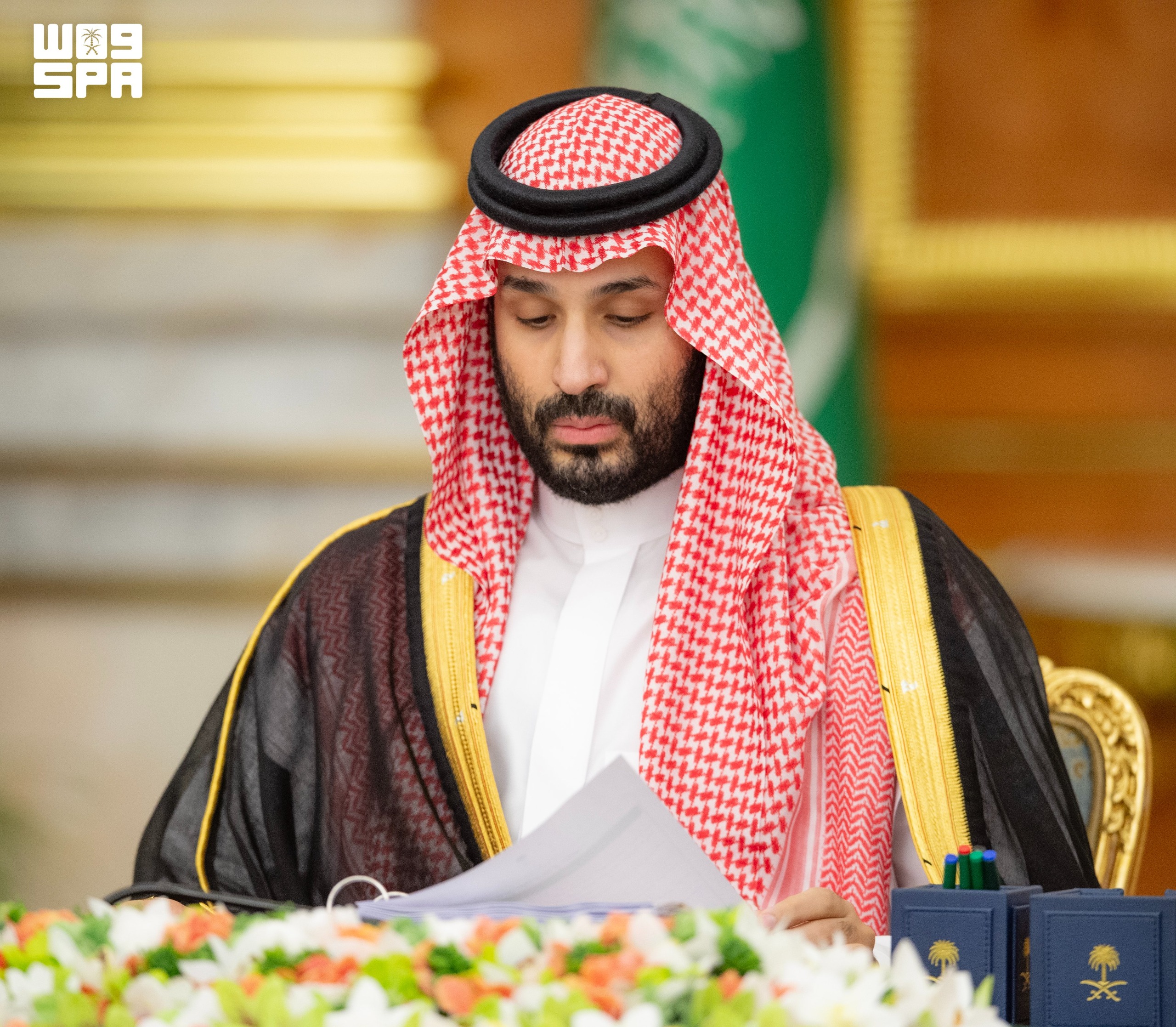 ولي العهد يرأس جلسة مجلس الوزراء في جدة