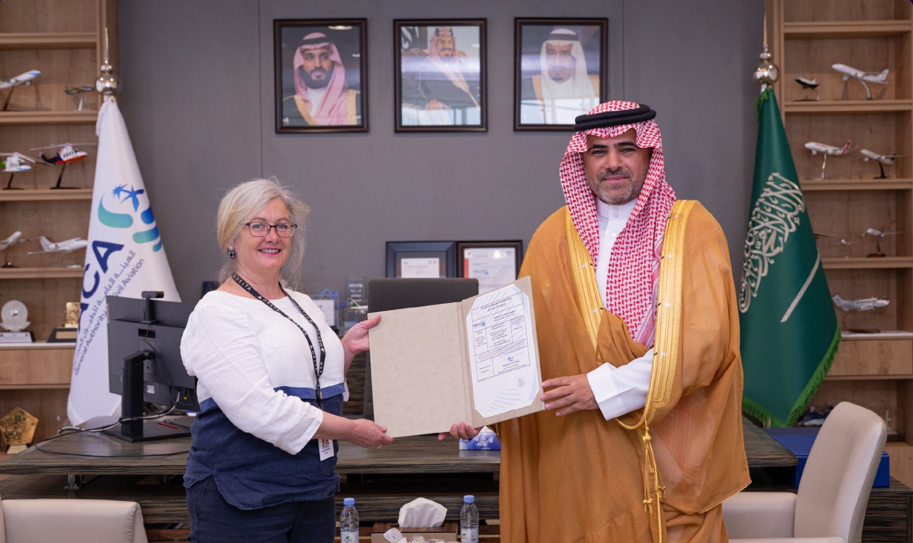 "الطيران المدني" تمنح "دلتا إيرلاينز" تصريحًا لبدء رحلات أتلانتا–الرياض