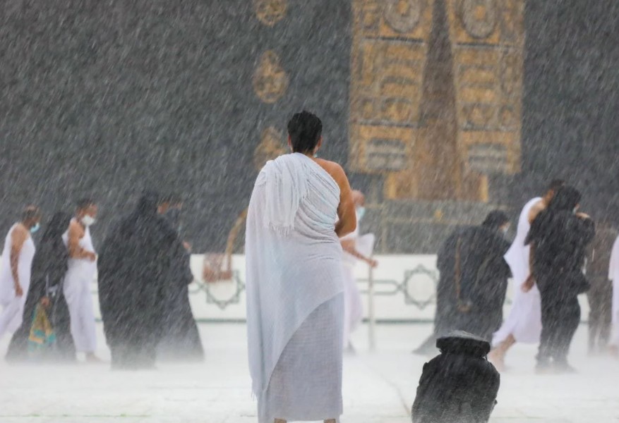 أمطار غزيرة على مكة المكرمة