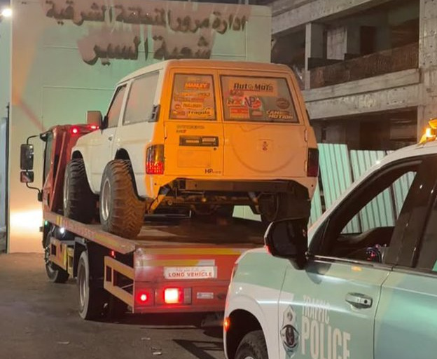 ضبط قائد مركبة ارتكب عدة مخالفات مرورية بالشرقية