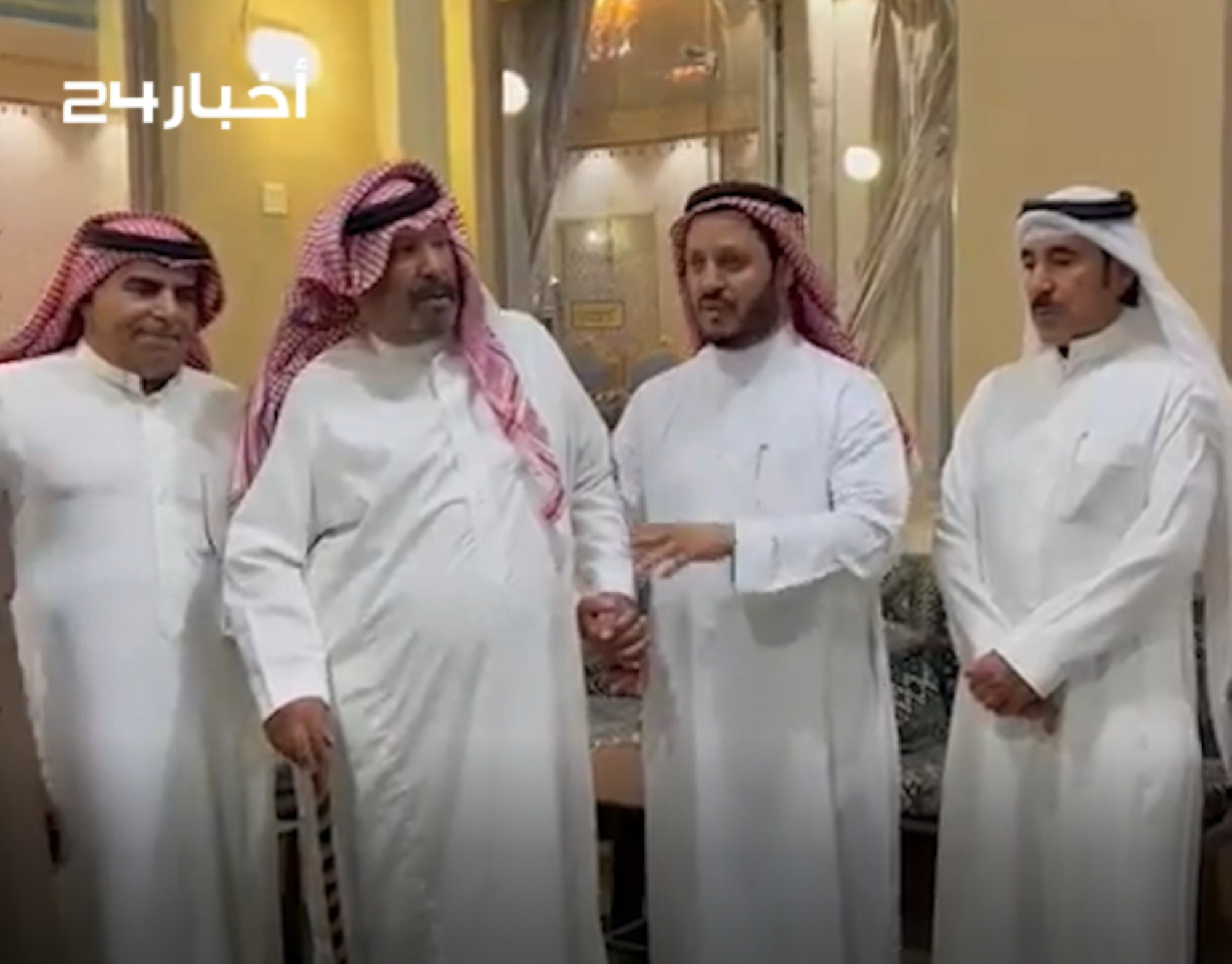 "أخبار 24" تنفرد بفيديو التنازل.. والد مجني عليه بحفر الباطن يعفو عن قاتله