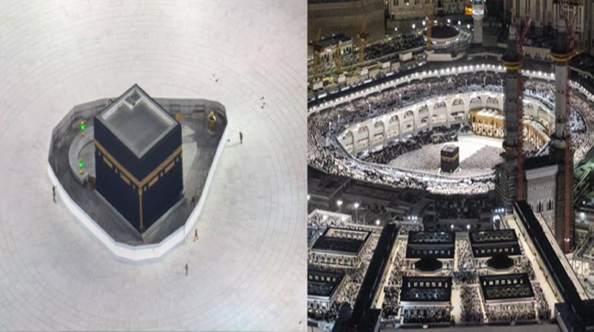 "الربيعة" يعلق على صورتين للحرم المكي: من غيابٍ مُحزن لامتلاءٍ مُفرح
