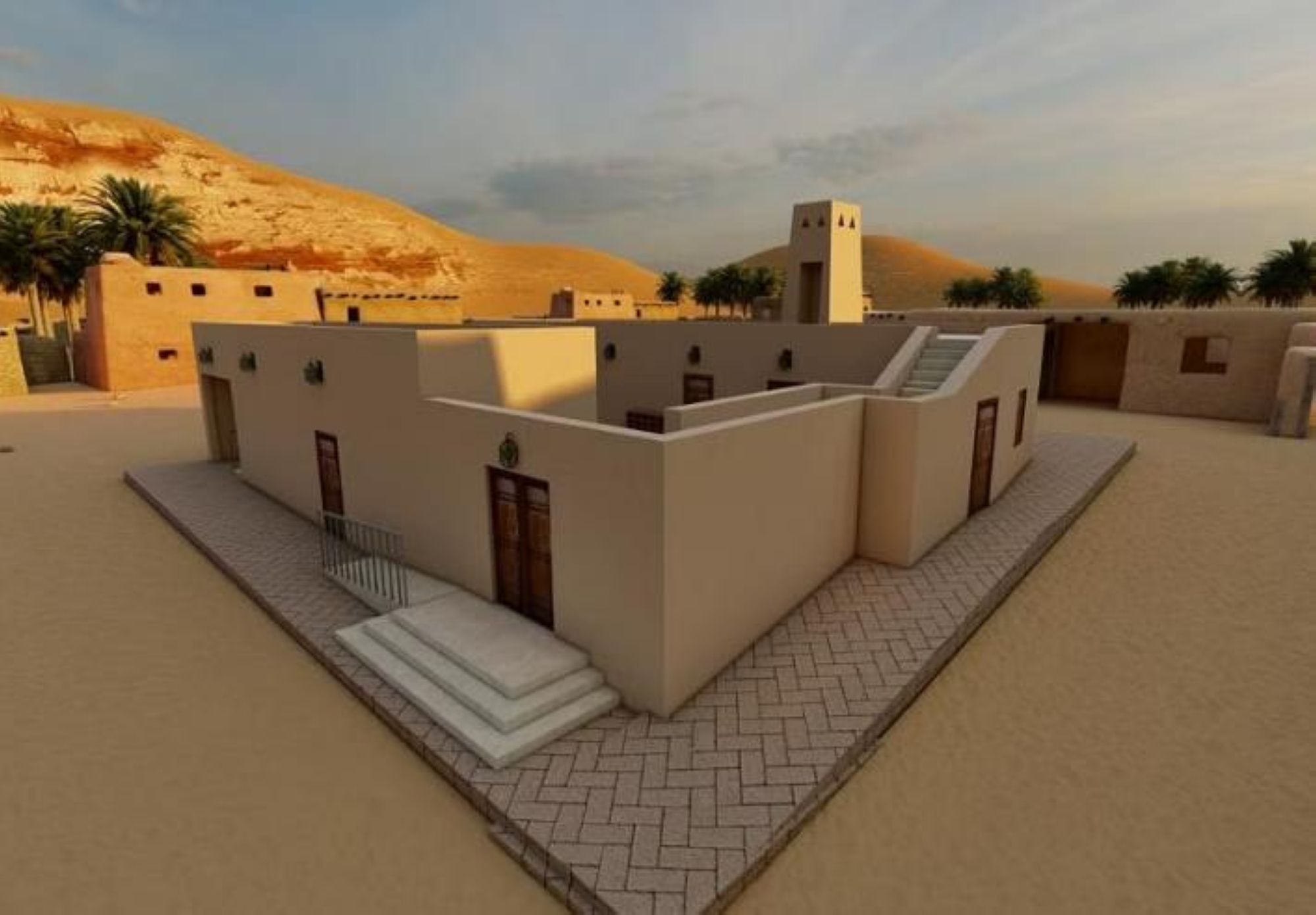 "مسجد القلعة".. عقب 100 عام من البناء ينضم إلى مشروع ولي العهد للتطوير
