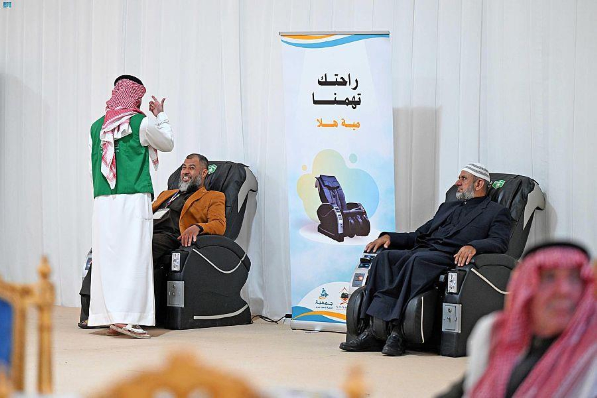 إجراءات سهلة وخدمات مميزة للمعتمرين العراقيين بمنفذ جديدة عرعر