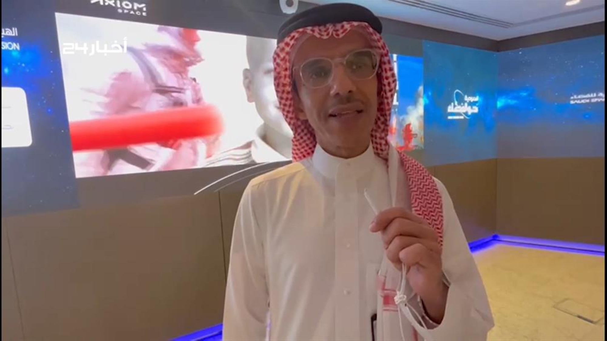 "برناوي" و"القرني" يصافحان التاريخ.. و"الفضاء" لـ "أخبار 24": الرحلة ستلهم الأجيال