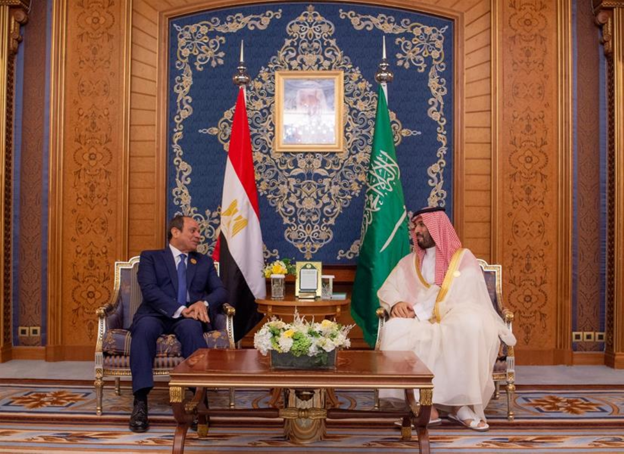 ولي العهد يبحث مع عدد من القادة العرب التعاون المشترك